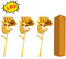 0879 B Golden Rose Used In All Kinds Of Places Like Household Offices Cafes Etc. For Decorating And To Look Good Purposes And All.